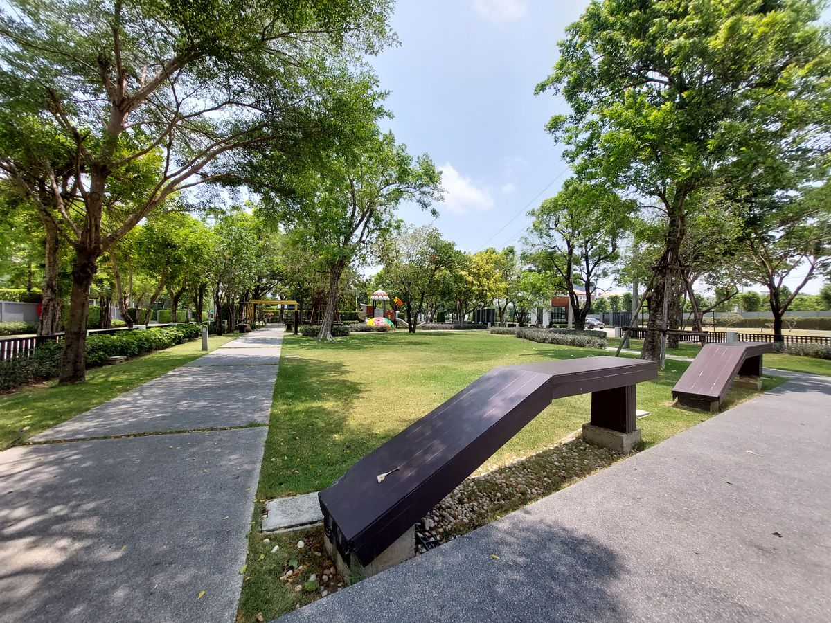 For SaleHouseBangna, Bearing, Lasalle : For Sale Laddarom Bangna Km.7, a shady, peaceful, private project