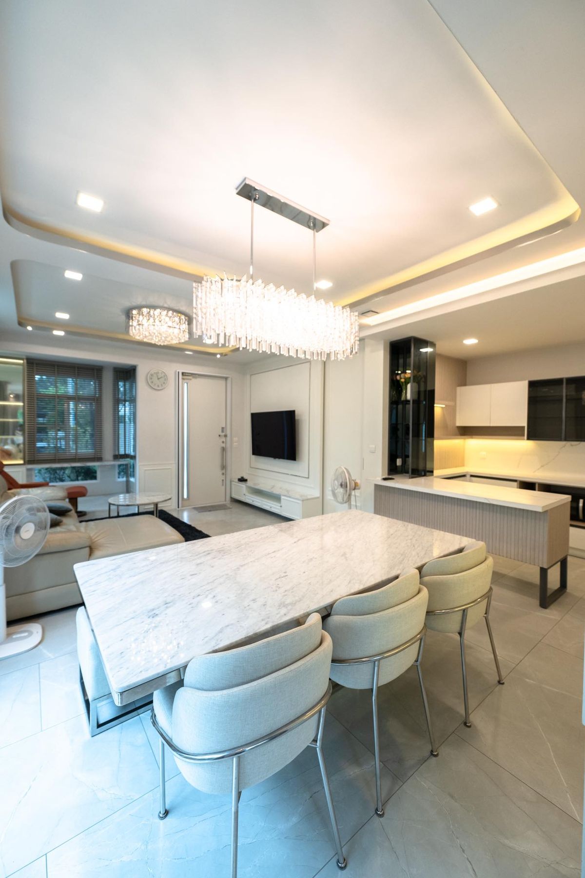 HouseLadkrabang, Suwannaphum Airport : K-6323 Sell! Detached house, Manthana, Bang Na Wong Ring, ready to be near Mega Bangna