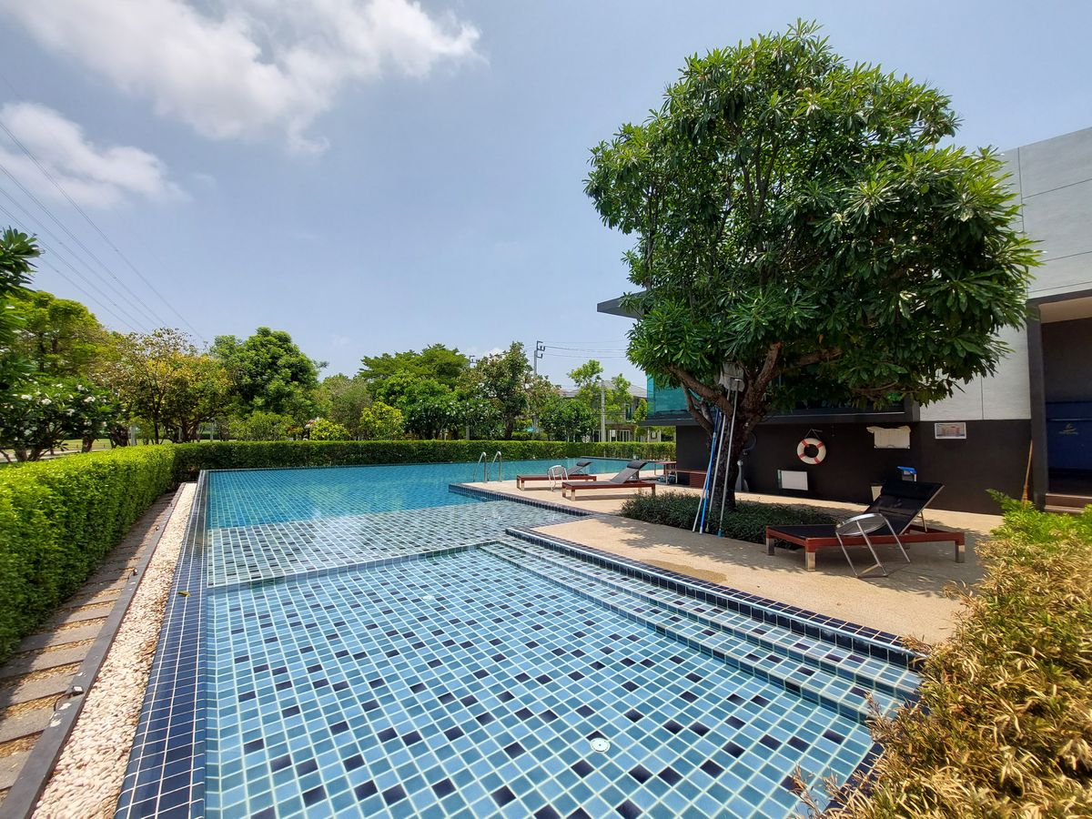 For SaleHouseBangna, Bearing, Lasalle : For Sale Laddarom Bangna Km.7, a shady, peaceful, private project