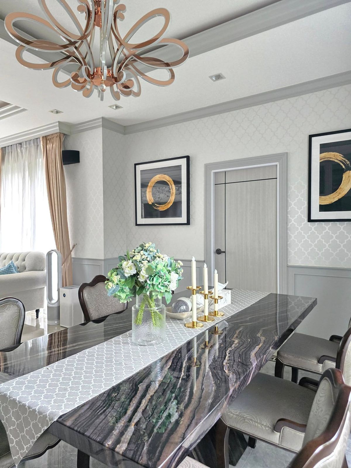 For SaleHouseBangna, Bearing, Lasalle : For Sale Laddarom Bangna Km.7, a shady, peaceful, private project