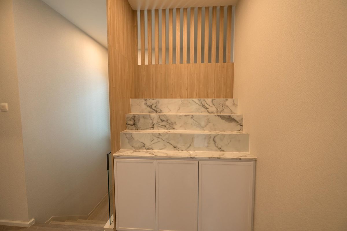 HouseLadkrabang, Suwannaphum Airport : K-6323 Sell! Detached house, Manthana, Bang Na Wong Ring, ready to be near Mega Bangna