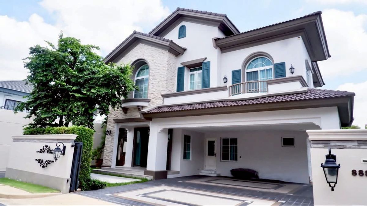 บ้านวิภาวดี ดอนเมือง หลักสี่ : ขาย บ้านหรูนันทวัน พร้อมอยู่ เฟอร์ครบ ใกล้ทางด่วน 