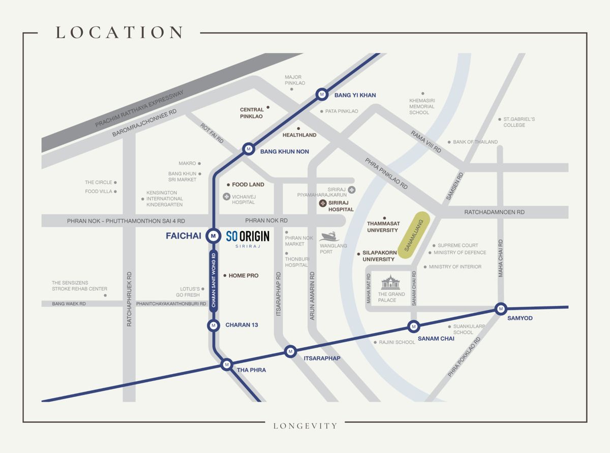 Sale DownCondoPinklao, Charansanitwong : 30% down payment. So Origin siriraj