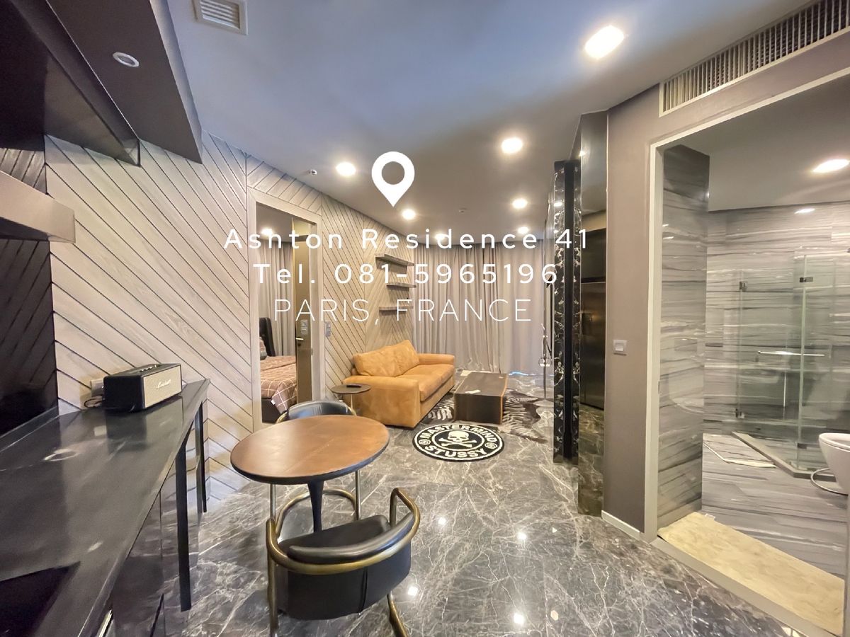 ให้เช่าคอนโดสุขุมวิท อโศก ทองหล่อ : ✨ Aashton Residence 41 Safety💯luxury 2B 2B Size 80, View Pool, ตกแต่งอย่างสมบูรณ์, ให้เช่า 80,000 THB (เฟิร์น 081-5965196)