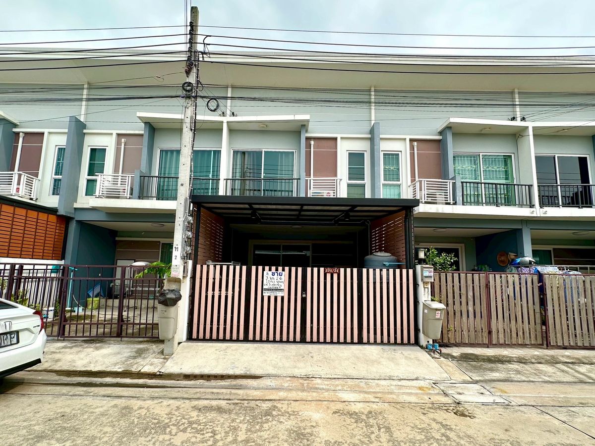 For SaleHouseBang kae, Phetkasem : Townhome for sale, Supalai Ville Village, Petchkasem 69 (size 19 sq.w.), Liab Khlong Phasi Charoen Road, north side