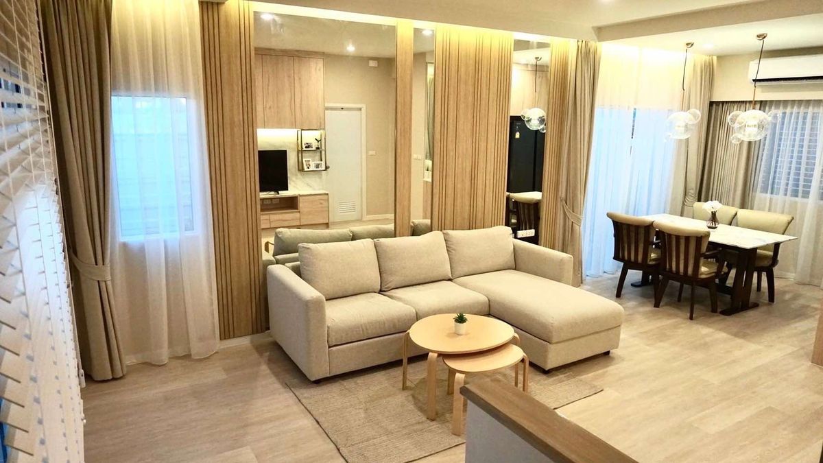 For SaleHouse : ขายบ้านแฝด 𝐓𝐡𝐞 𝐏𝐥𝐚𝐧𝐭 กาญจนาภิเษก-บางใหญ่ พร้อมเฟอร์และเครื่องใช้ไฟฟ้าครบครัน หิ้วกระเป๋าใบเดียวพร้อมอยู