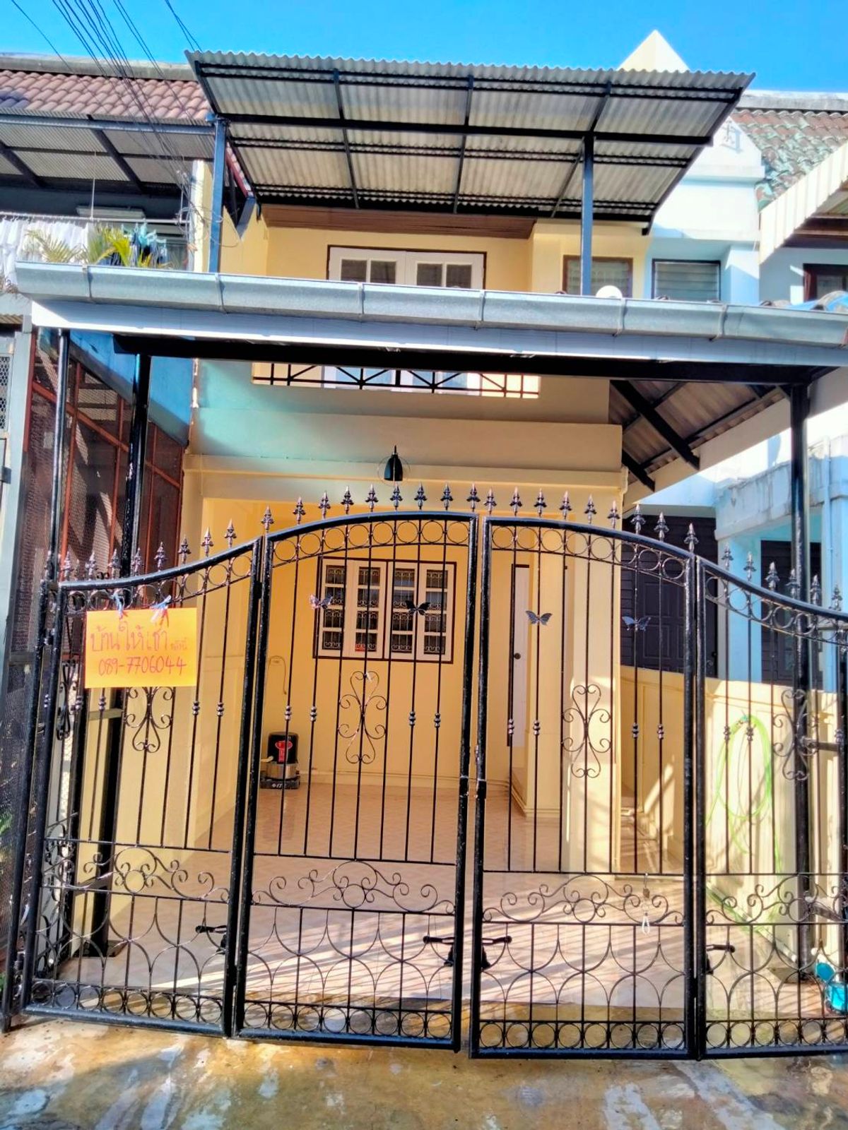 For RentTownhomeKaset Nawamin,Ladplakao : Rent 2 -story townhouse, Renovate (newly updated), new air, save 2 fiber 5
