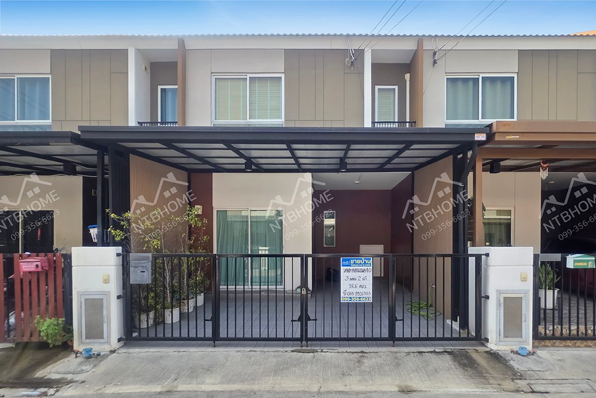 TownhomeChaengwatana, Muangthong : For sale-rent 13,000 /month, 2-story townhome, The Connect 40, Tiwanon-Jengwattana Complete with