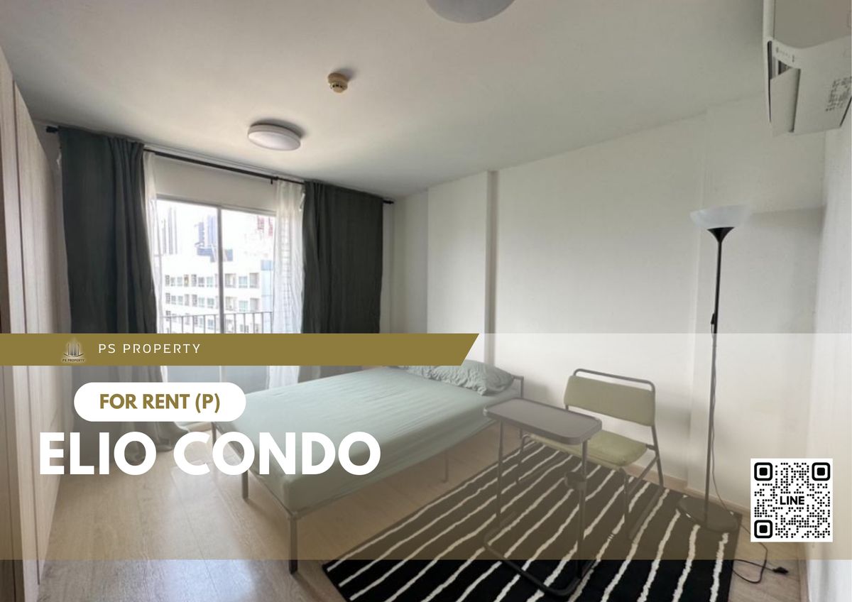 For RentCondoOnnut, Udomsuk : For rent 📍 Elio Condo 📍 Fully furnished and equipped with electrical appliances, near BTS Punnawithi