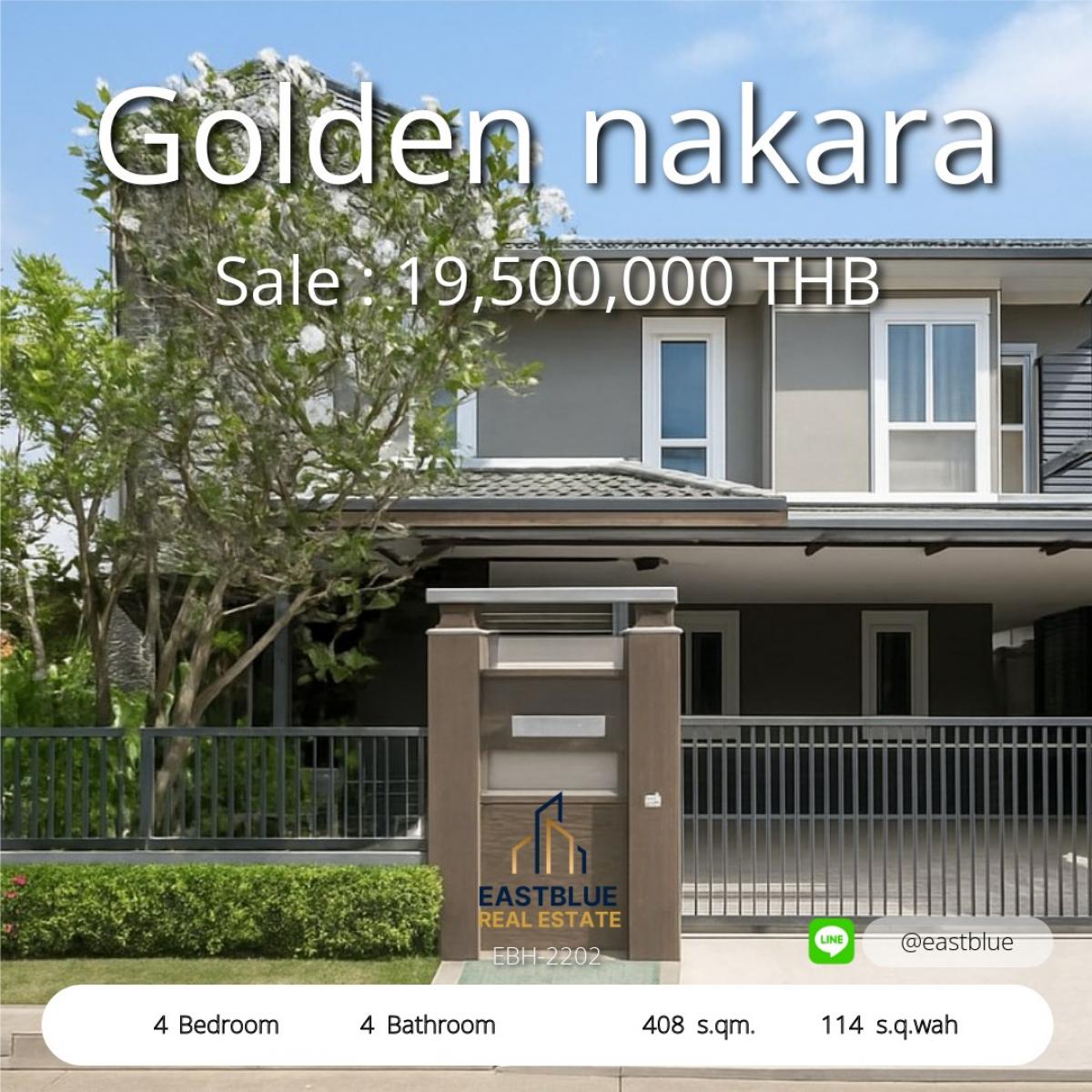 For SaleHouseLadkrabang, Suwannaphum Airport : Big house, back corner, beautifully decorated, ready to be the new owner of the motorway