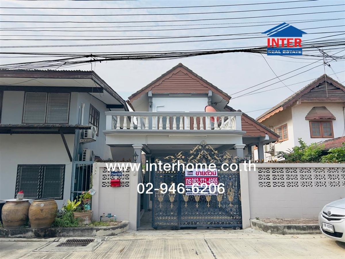 ขายบ้านปทุมธานี รังสิต ธรรมศาสตร์ : บ้านเดี่ยว 2 ชั้น 45 ตร.ว. หมู่บ้านรัตนโกสินทร์ 200 ปี ใกล้ห้างฟิวเจอร์พาร์ค รังสิต ซอยรังสิต-ปทุมธานี12 ธัญบุรี ปทุมธานี