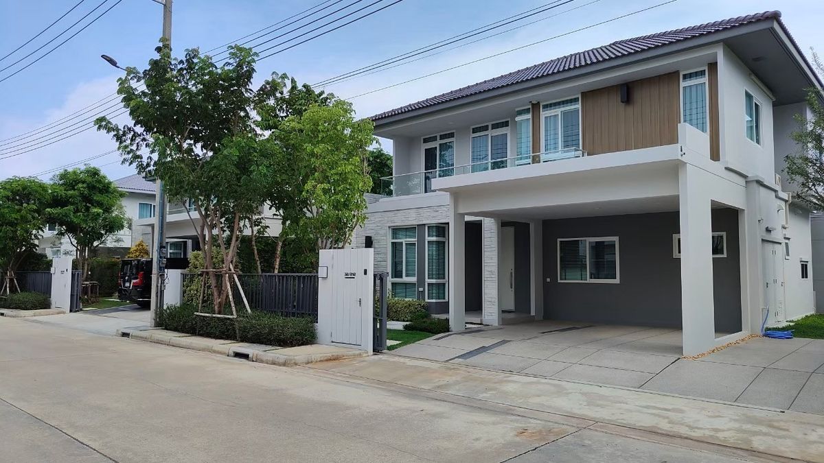 ให้เช่าบ้านลาดกระบัง สุวรรณภูมิ : บ้านสวย เฟอร์ฯ ครบ มัณฑนา บางนา-วงแหวน