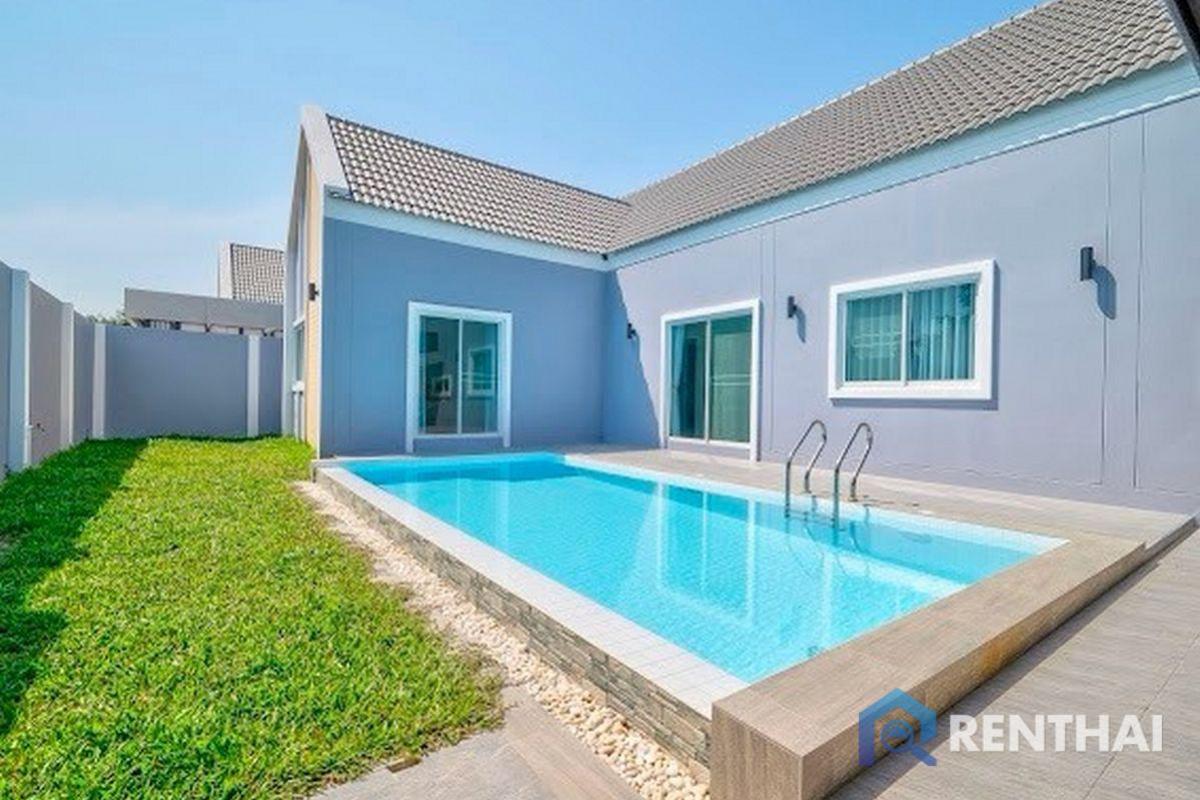 For SaleHousePattaya, Bangsaen, Chonburi : Ready to move in Modern Nordic Style