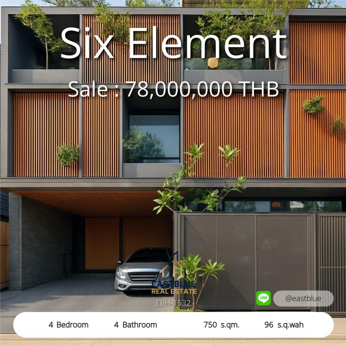 For SaleHouseBangna, Bearing, Lasalle : Detached house, Ultra Luxury, sold 1 after a total of 6 houses in Thailand.