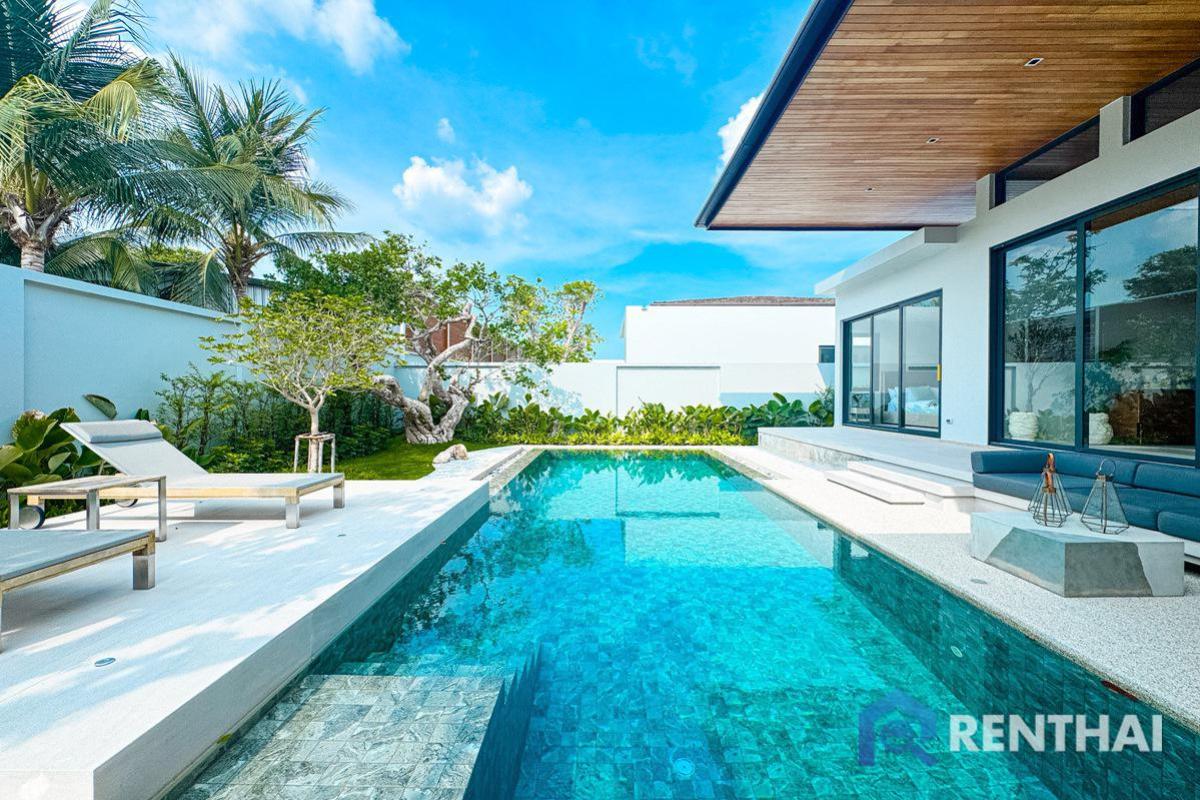 For SaleHousePhuket : Ready to move in! Luxury Modern 3bed 3bath pool villa in Bangtao Phuket