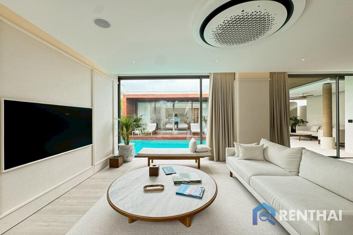 For SaleHousePattaya, Bangsaen, Chonburi : Single story Pool Villa in Na Jomtien