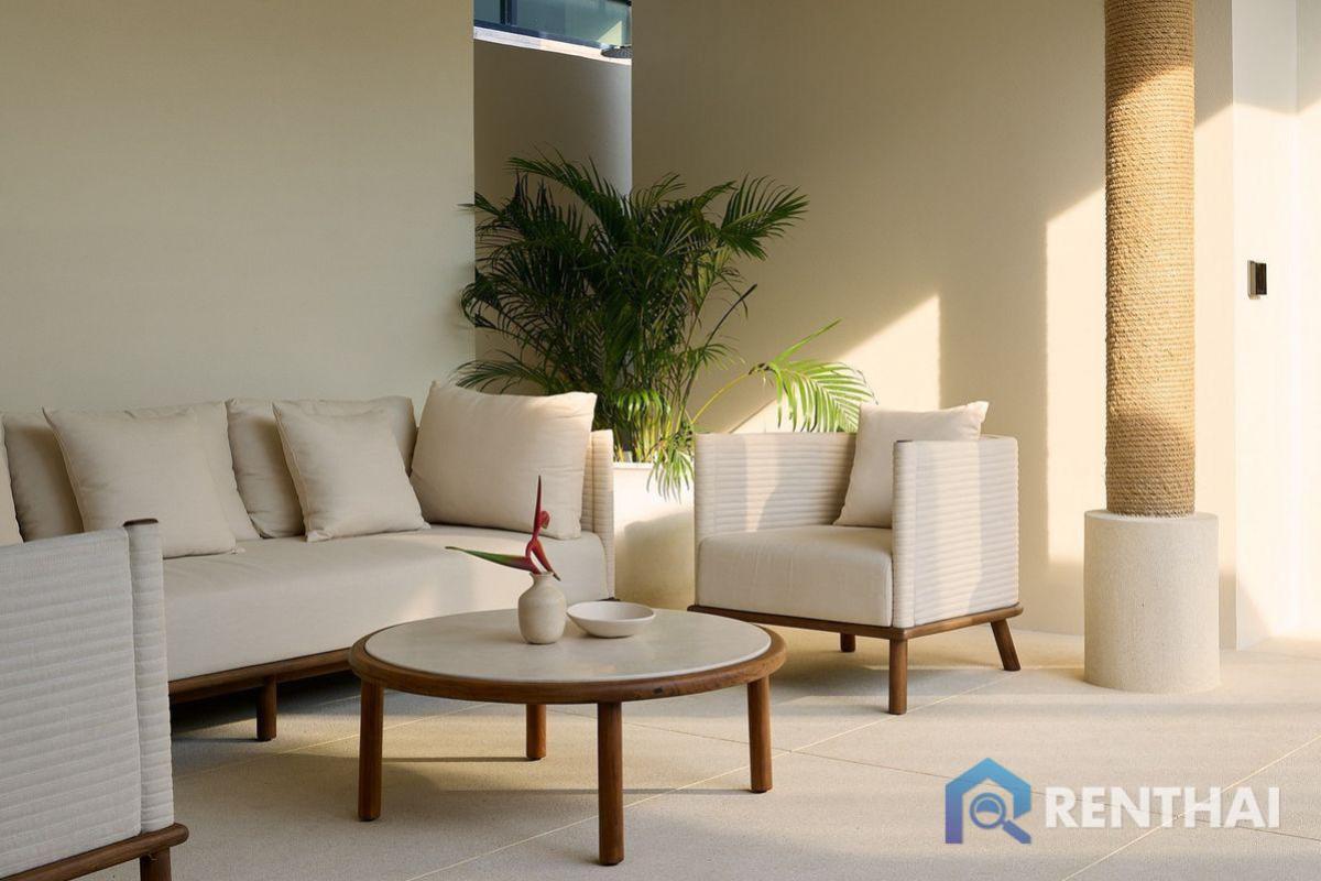 For SaleHousePattaya, Bangsaen, Chonburi : Single story Pool Villa in Na Jomtien