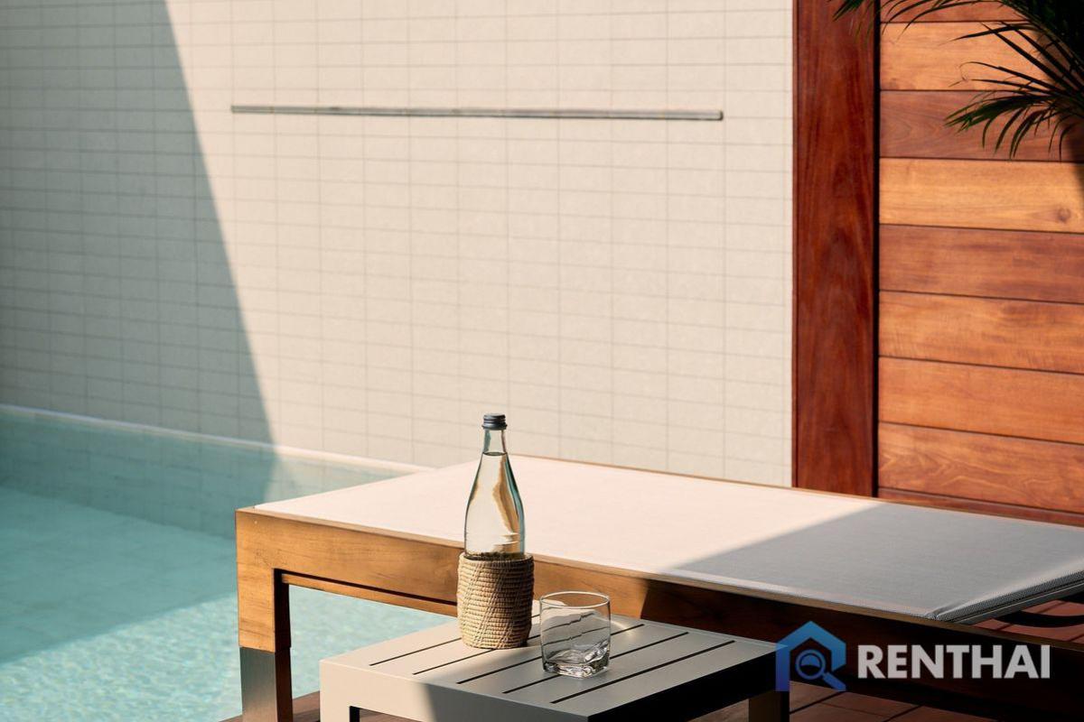 For SaleHousePattaya, Bangsaen, Chonburi : Single story Pool Villa in Na Jomtien