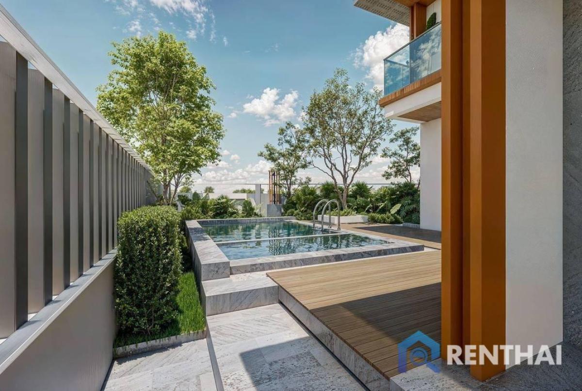 For SaleHousePattaya, Bangsaen, Chonburi : 3-Bedroom Home Pattaya Near Mapprchan Lake