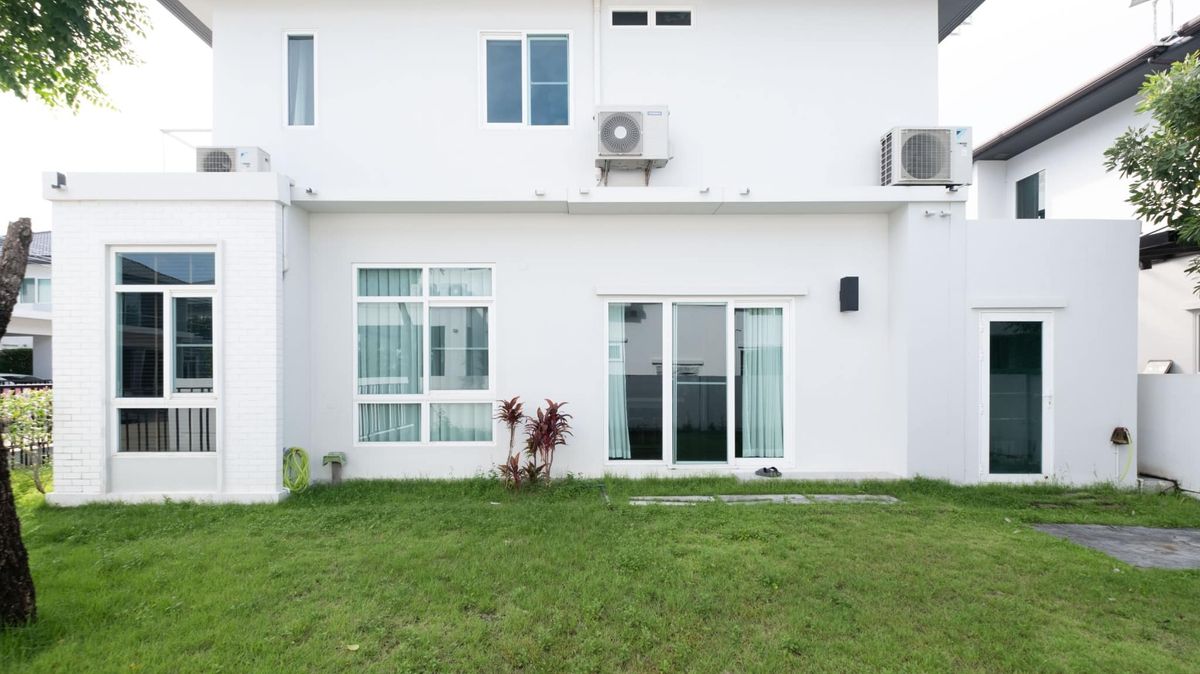 For SaleHouseBangna, Bearing, Lasalle : Detached house near Mega Bangna, Manthana 2, Bang Na Km. 7, 4 bedrooms, 4 bathrooms