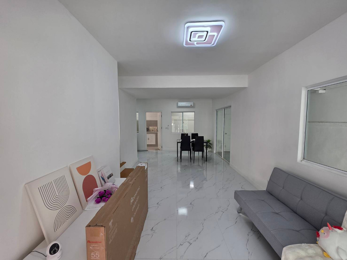 For RentTownhomeRama 2, Bang Khun Thian : Rent a Townhome, Pruksa Ville 53/2 Sakae Ngam - Rama 2, near Lotus Rama 2, just 5 minutes.