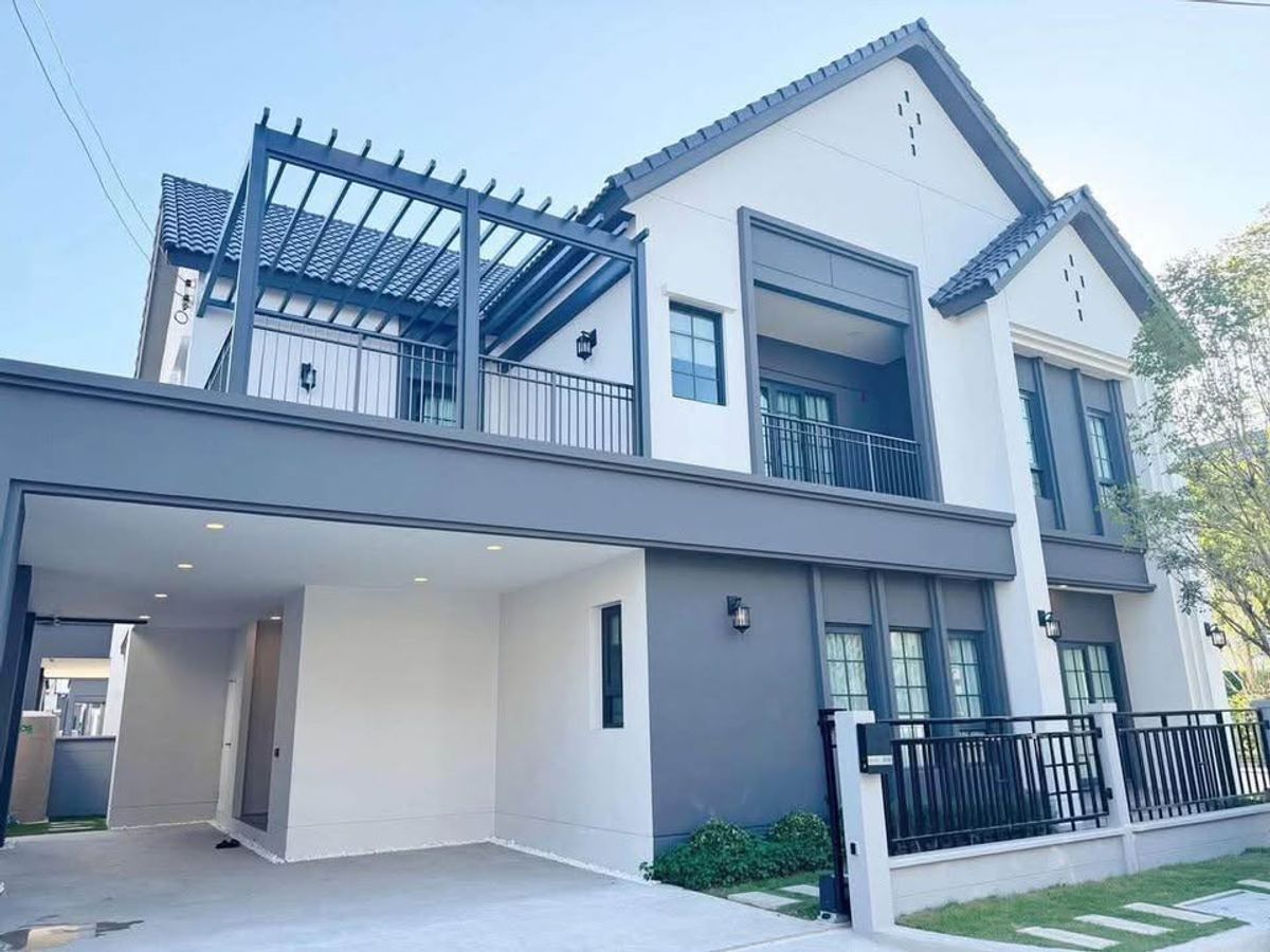 For RentHouseBangna, Bearing, Lasalle : Luxury house, beautifully decorated near Mega Bangna, ready to rent