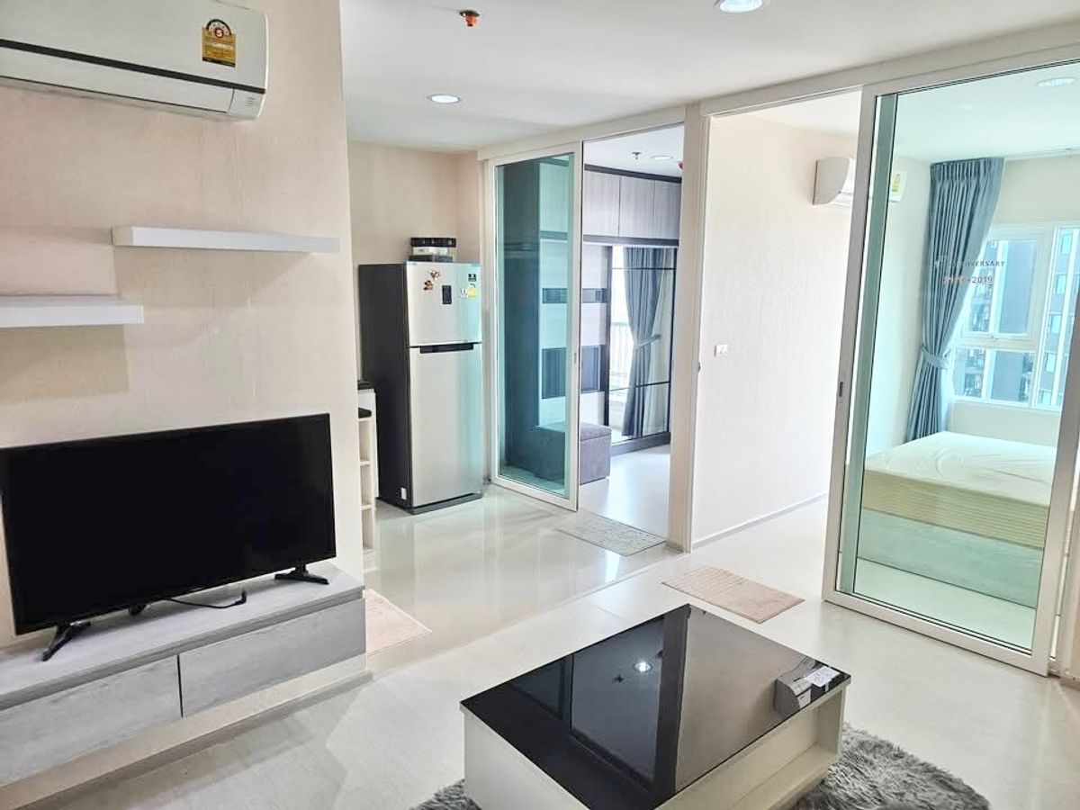 ให้เช่าคอนโดสมุทรปราการ สำโรง : เช่าคอนโด Aspire Erawan ห้องใหญ่ สวย (One Bed Plus ) ตู้เสื้อผ้าขนาดใหญ่ พร้อมเฟอร์นิเจอร์ครบๆ ส่วนกลางจัดเต็ม ติดBTSเอราวัณ / โทร 099-149-5164