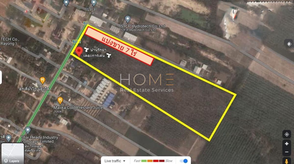 For SaleLandRayong : Land of the Land, Soi 9, Nikom Pattana / 7 Rai (Sale), Land Phananikhom Soi 9 Nikhom Phatthana / 7 RAI (For Sale) Nut2005