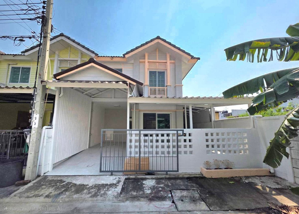 ให้เช่าทาวน์โฮมพระราม 2 บางขุนเทียน : ให้เช่าทาวน์โฮม พฤกษา วิลล์ 53/1 สะแกงาม - พระราม 2 ใกล้ โลตัส พระราม 2 เพียง 5 นาที