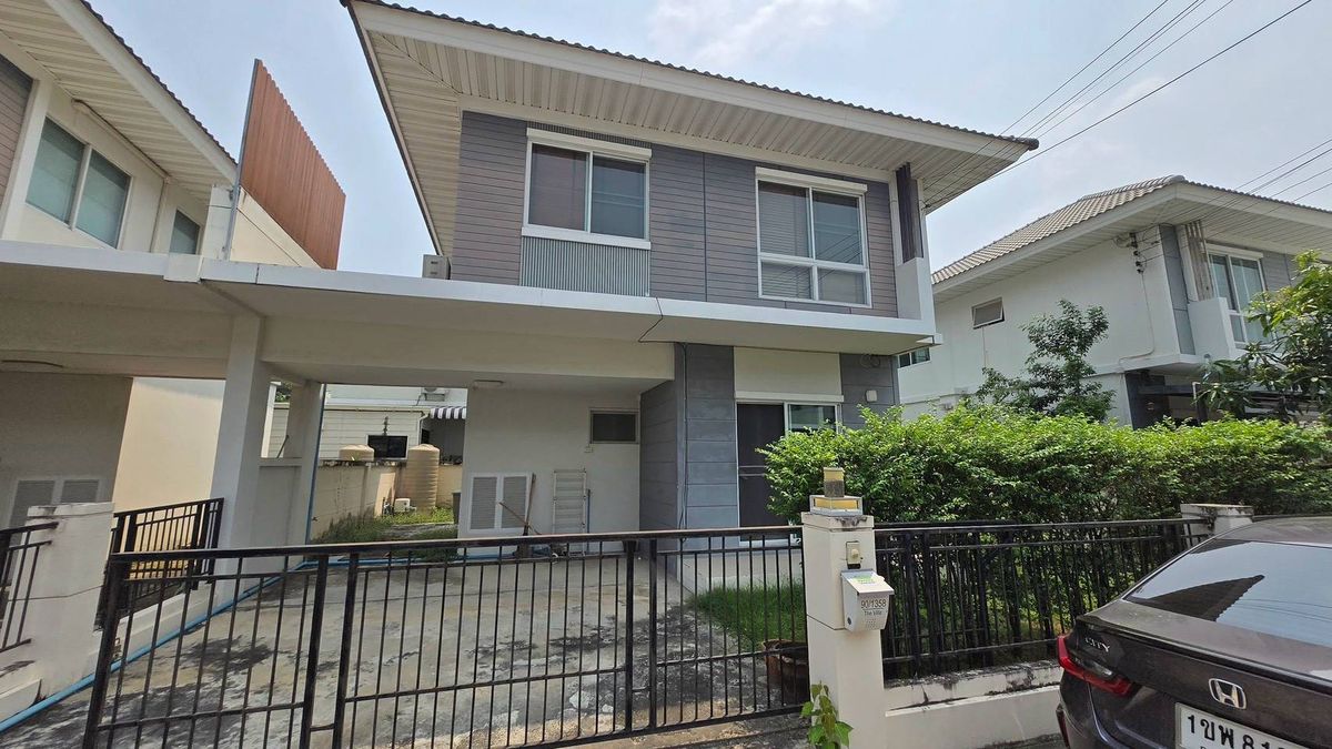ให้เช่าบ้านนนทบุรี บางใหญ่ บางบัวทอง : #เช่า #ขาย บ้านเดี่ยว The Villa ติด MRT บางรักน้อยท่าอิฐ 💛🧡💚ไลน์ไอดี @richycat💛🧡💚