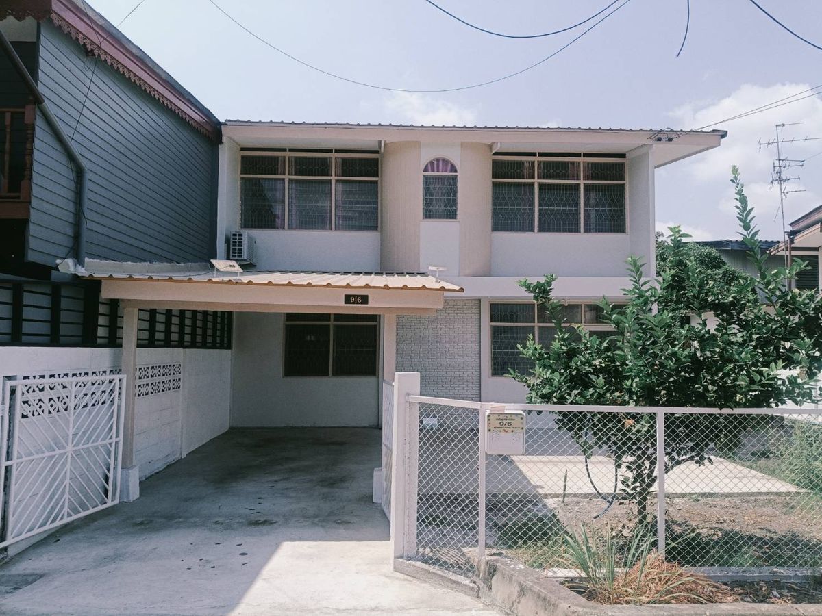 For RentHouseMin Buri, Romklao : 🏡 2 -story twin house for rent, modern style, botanical village, Soi 118, Intersection 75 🏡