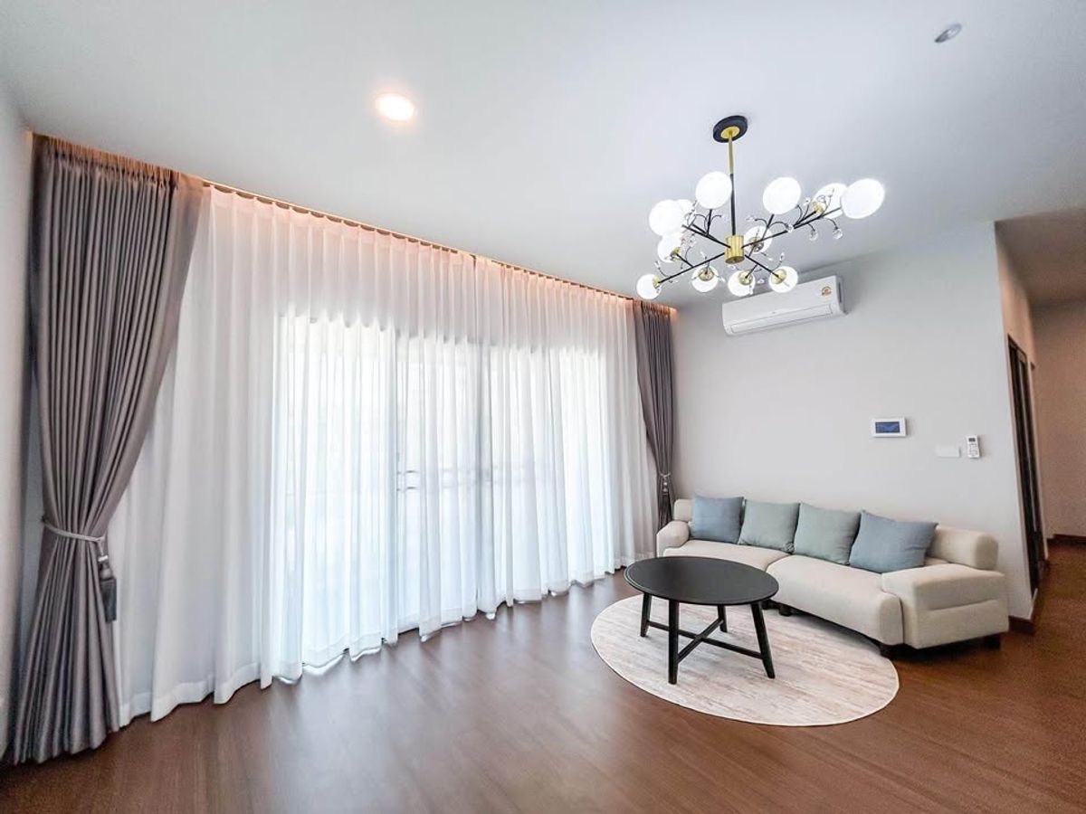 ให้เช่าบ้านบางนา แบริ่ง ลาซาล : ให้เช่า บ้านเดี่ยว ตกแต่งสวย เฟอร์ครบ ติดเมกกะบางนา 
