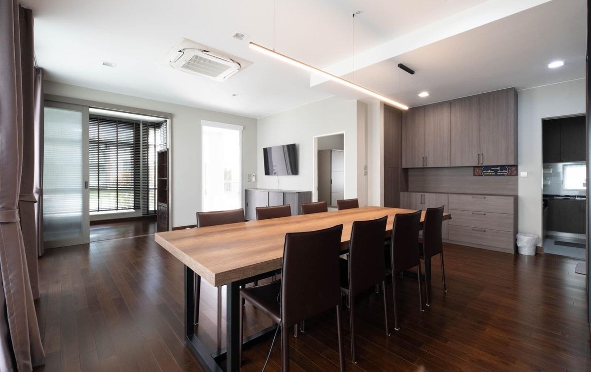 For SaleHouseBangna, Bearing, Lasalle : Detached house near Mega Bangna, Manthana 2, Bang Na Km. 7, 4 bedrooms, 4 bathrooms