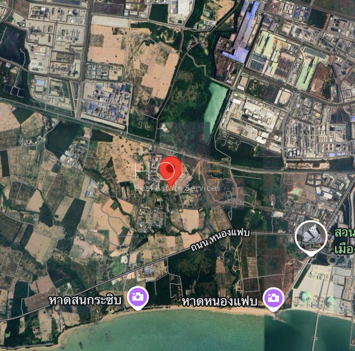 ขายที่ดินระยอง : ที่ดิน ติดท่าเรือ มาบตาพุด / 26 ไร่ 3 งาน 88 ตารางวา (ขาย), Land next to the port Map Ta Phut / 26 Rai 3 Ngan 88 Square Wa (FOR SALE) NUT2001