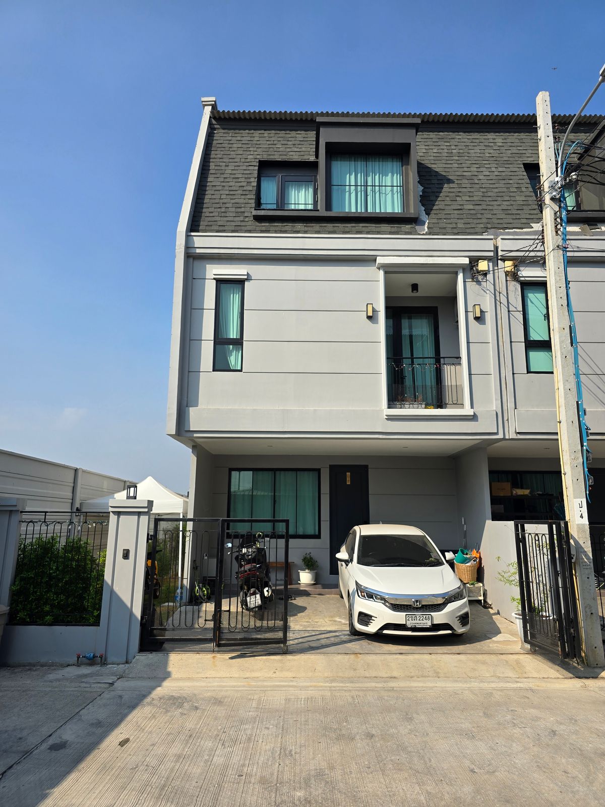 For SaleTownhomeBangna, Bearing, Lasalle : K-6339 Sold! Townhome Greatier Town Bangna - Theparak, empty house, corner