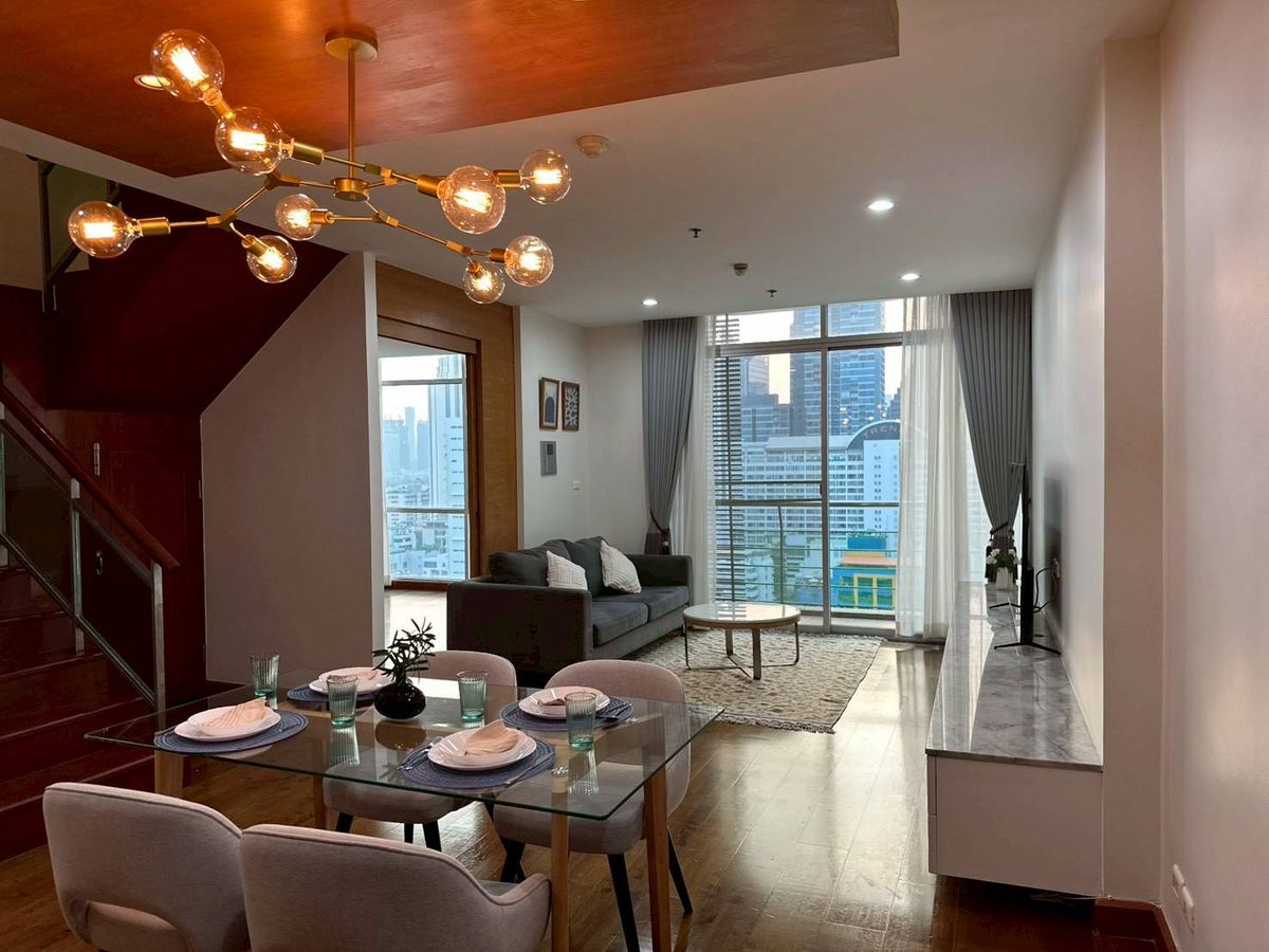 For RentCondoSukhumvit, Asoke, Thonglor : LTH12218 - The Master Centrium Asoke for Rent Size 150 SQM. 3 Beds 2 Baths Near BTS Asok Station Only 75K/Month