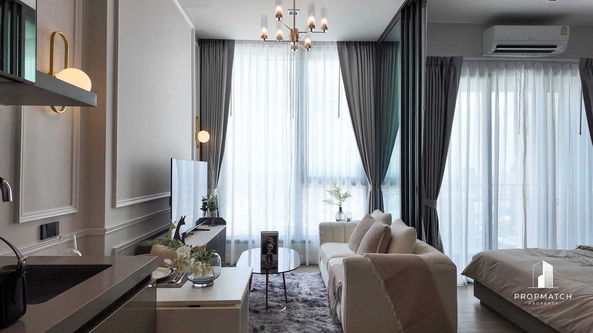ให้เช่าคอนโดลาดพร้าว เซ็นทรัลลาดพร้าว : ⚡️🛋️ พิเศษ ห้องสวยราคาดี 🎀✨The Crest Park Residences ( 1Bed 1Bath 31SQM.)พร้อมอยู่ !! เพียง 26,000 บาทต่อเดือน Tel.0981315848 @propmatch