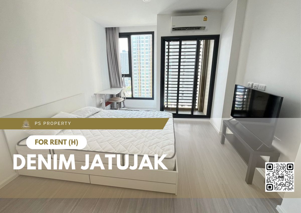 For RentCondoSapankwai,Jatujak : For rent ✨ Denim Jatujak ✨ Near BTS Mo Chit and MRT Chatuchak Park, complete with furniture and appliances