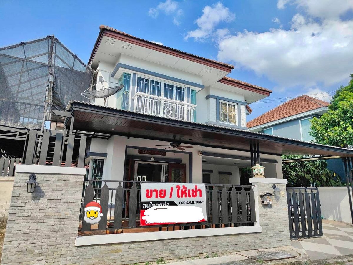 HousePathum Thani,Rangsit, Thammasat : ✨ Sell 2 -storey detached house, Sin Thani Village, 3 bedrooms, 2 bathrooms, built -in wood Ready to stay Motorway, Thanyaburi, Khlong 5 #can raise animals 🐱🐶 #Reading foreigners except China