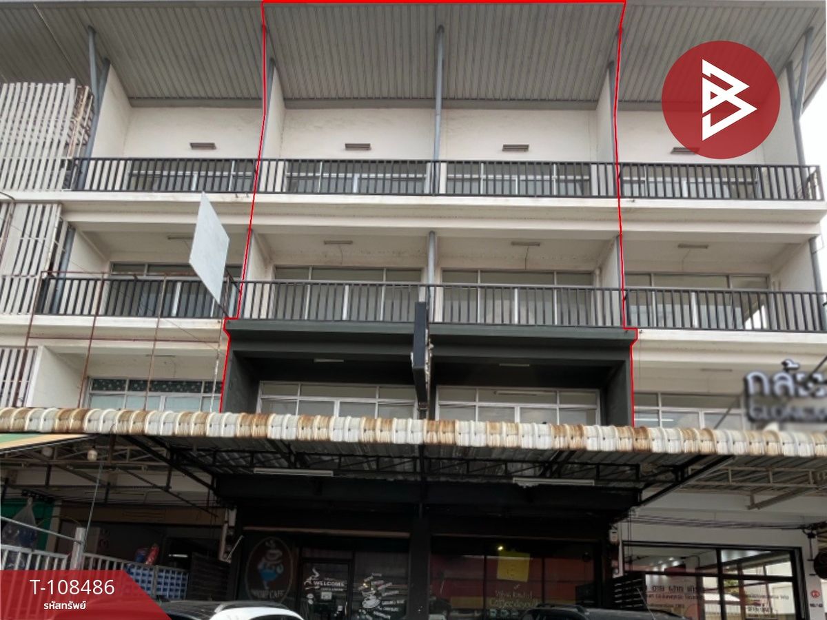 For SaleShop HousePathum Thani,Rangsit, Thammasat : 4 -storey commercial building for sale, area 46.6 sq.wah, Lam Luk Ka, Pathum Thani