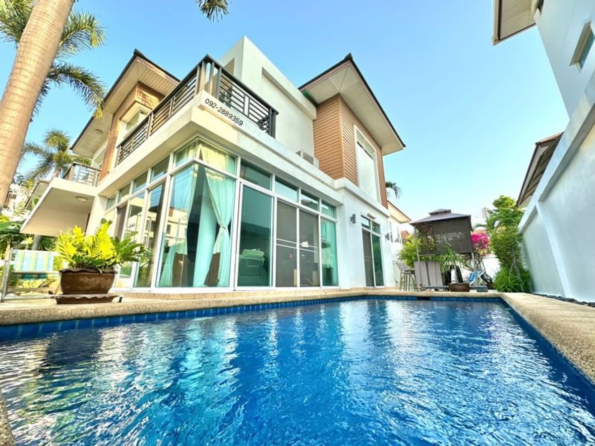 For SaleHouseSriracha Laem Chabang Ban Bueng : House for sale, pool villa, seaside project, Heritage Village, Bang Phra-Sriracha