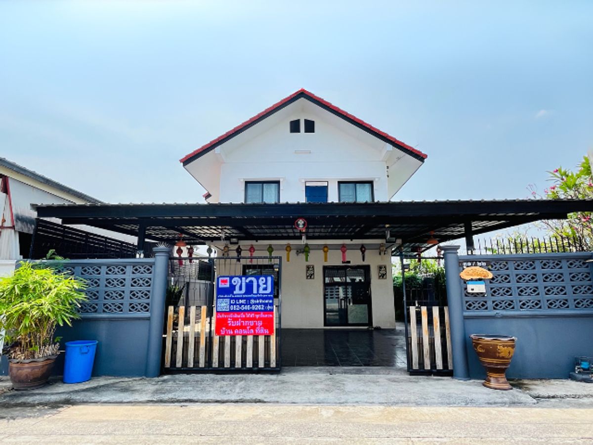 ขายบ้านนนทบุรี บางใหญ่ บางบัวทอง : ขายบ้านเดี่ยวบางบัวทอง 2ชั้น 45ตรว. ดินอุดม1  ติดสวน ต่อเติมครบ ใกล้บิ๊กซีบางกรวย-ไทรน้อย
