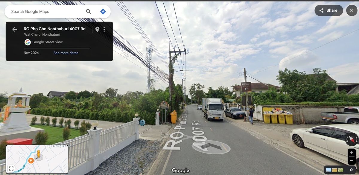 For SaleLandRama5, Ratchapruek, Bangkruai : Land for sale on Bang Kruai Road, Sai Noi, next to Saylyn: Glass House & Garden, near the Village. Rama V-Ratchapruek