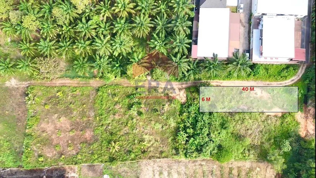 For SaleLandKrabi : Land for sale near Central Krabi, plot A 1, 17.90 sq.w.
