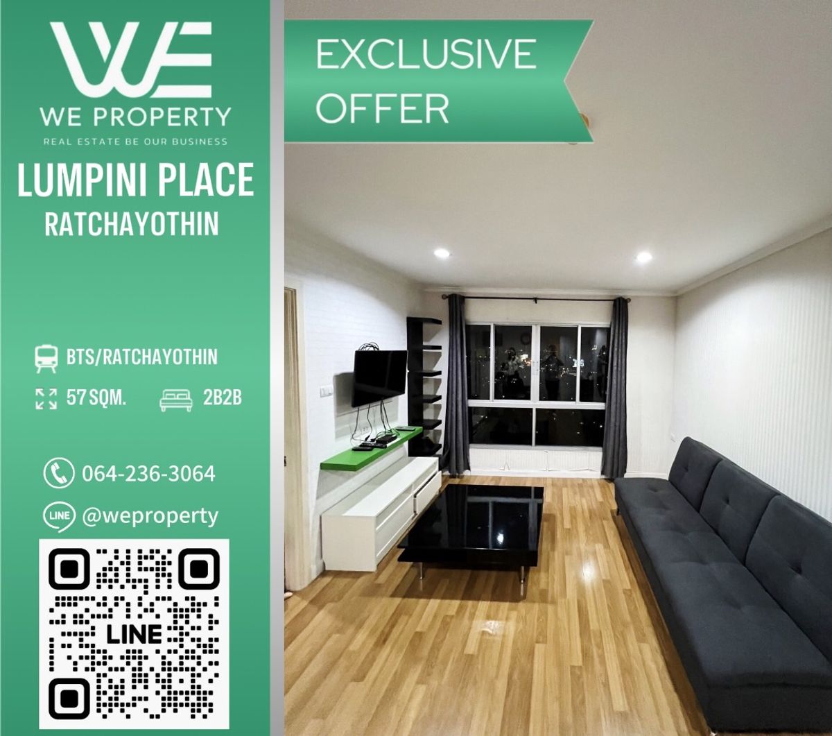 For SaleCondoKasetsart, Ratchayothin : 2 bedrooms, the best price ⭐Lumpini Place Ratchayothin (Lumpini Place Ratchayothin)