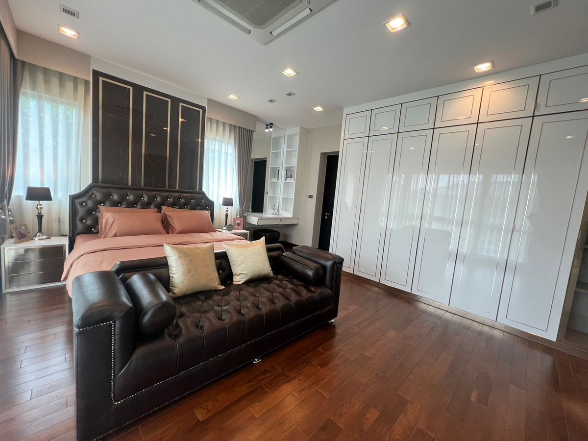 ขายบ้านลาดกระบัง สุวรรณภูมิ : ✨ขายด่วน บ้านเดี่ยว เพอร์เฟค มาสเตอร์พีซ พระราม 9 เฟอร์นิเจอร์ตกแต่งทุกห้องครบ ติดแอร์ครบทุกห้อง เงียบสงบ เหมาะสำหรับผู้ต้องการความเป็นส่วนตัว ทำเลดี  ใกล้รถไฟฟ้าสายสีส้ม