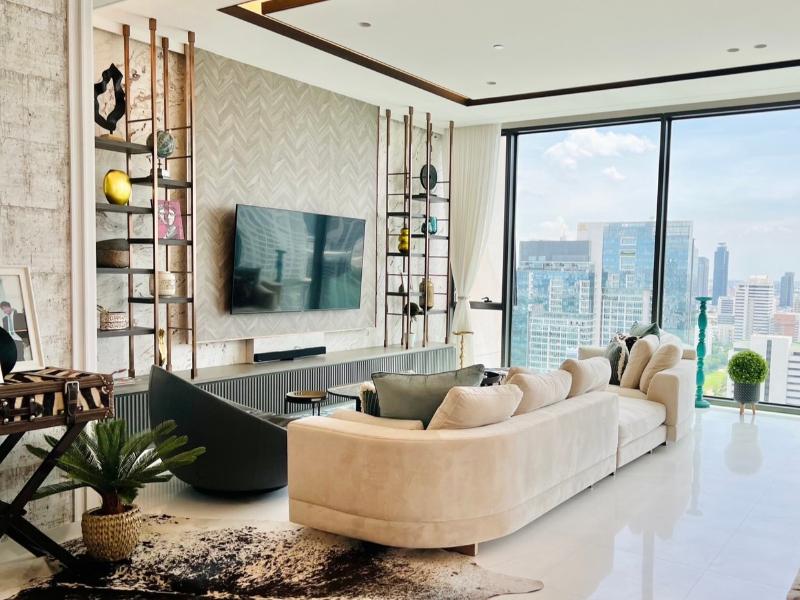 For SaleCondoWitthayu, Chidlom, Langsuan, Ploenchit : Condo For Sale The Residences at Sindhorn Kempinski Hotel Bangkok 4 Bedroom 5 Bathroom 357 sqm