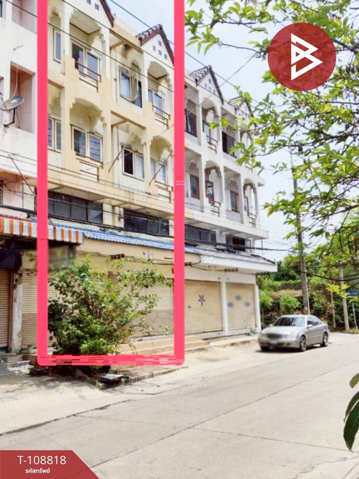 For SaleShop HousePathum Thani,Rangsit, Thammasat : Sell ​​2 booths for commercial buildings, Soi Phon Yotin 64, area 31.6 sq.wah, Lam Luk Ka, Pathum Thani