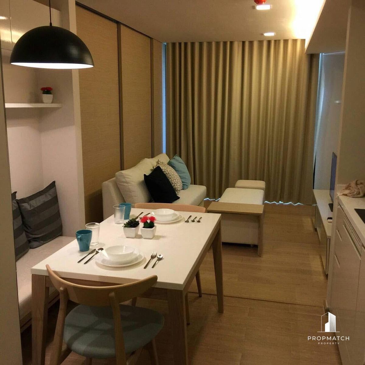ขายคอนโดสุขุมวิท อโศก ทองหล่อ : 💥ดีล ห้องแต่งสวย ราคาพิเศษ ✨🛋️ LIV@Sukhumvit 49( 1Bed 1Bath 48.17SQM.) พร้อมอยู่ ! เพียง 5,900,000บาท Tel.0981315848 @propmatch