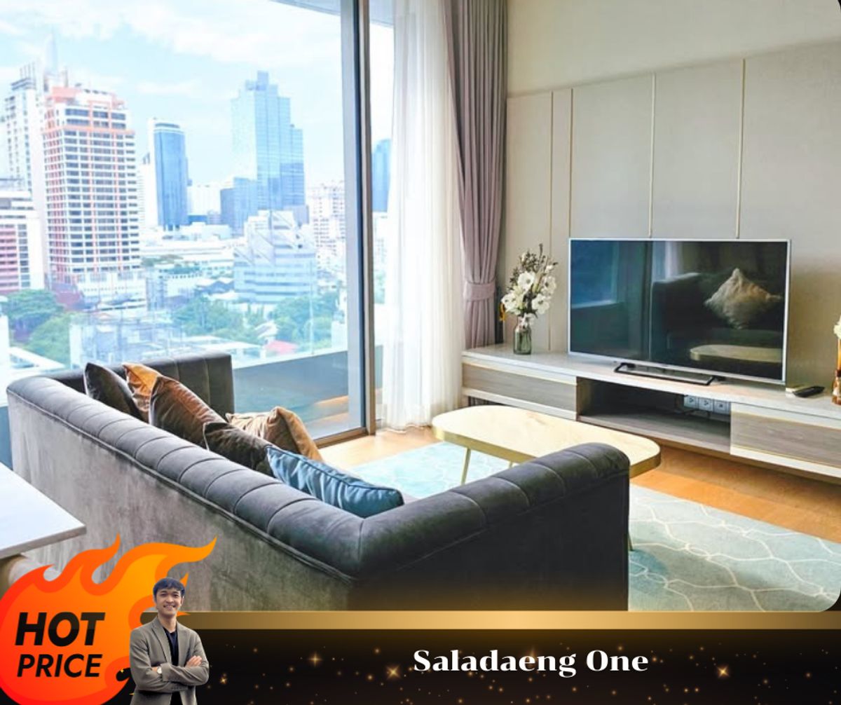 For RentCondoSilom, Saladaeng, Bangrak : 𝐅𝐨𝐫 𝐑𝐞𝐧𝐭 & quot; 𝐒𝐚𝐥𝐚𝐝𝐚𝐞𝐧𝐠 𝐎𝐧𝐞 𝐎𝐧𝐞 & quot; beautiful room Complete furniture Ready // Ask more at Lineid: @thirdproperty